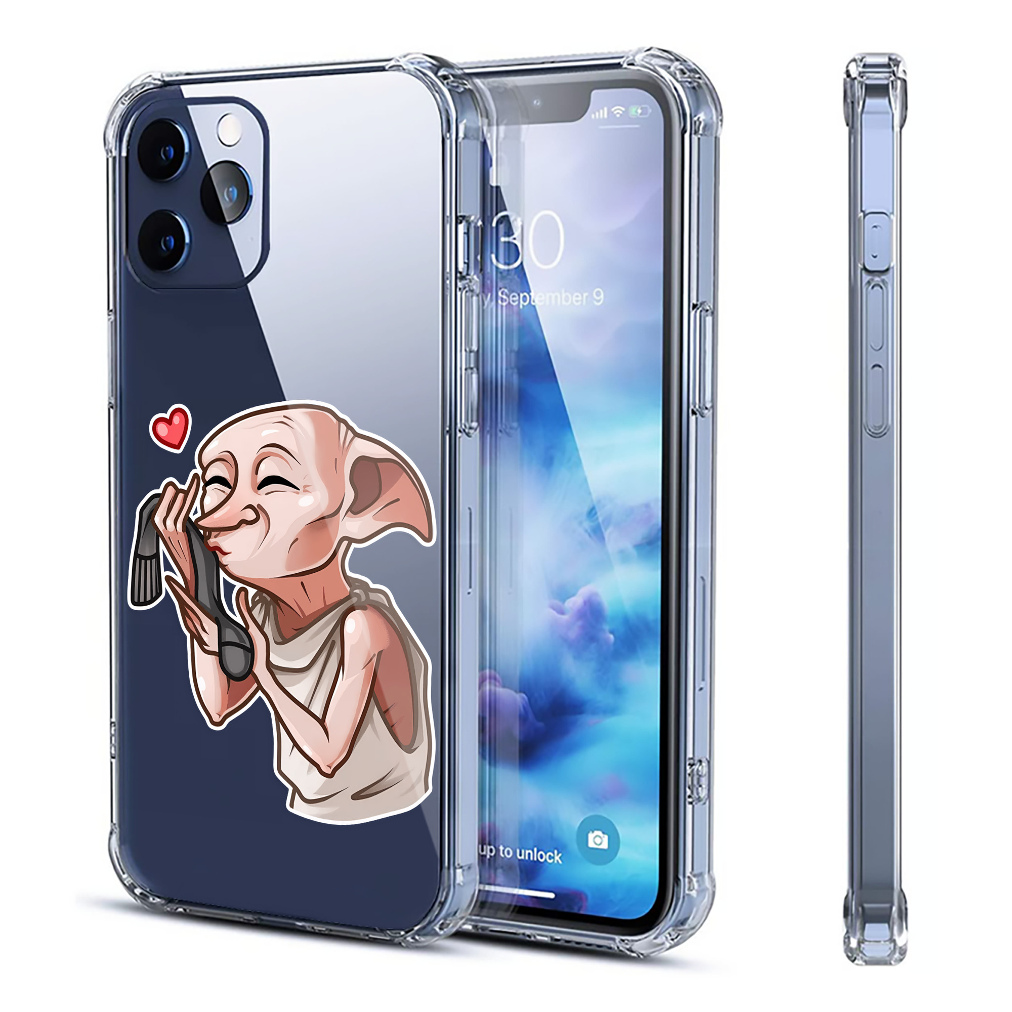 （画像用） Harry Potter ハリー・ポッターシリーズ 【iPhone 12シリーズ対応】透明スマホケース（クリアソフトケース）